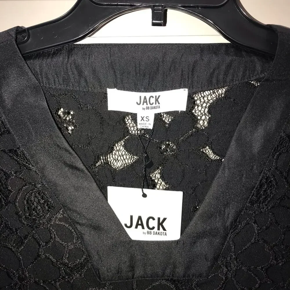 BB Dakota Terron Lace Dress Black XS